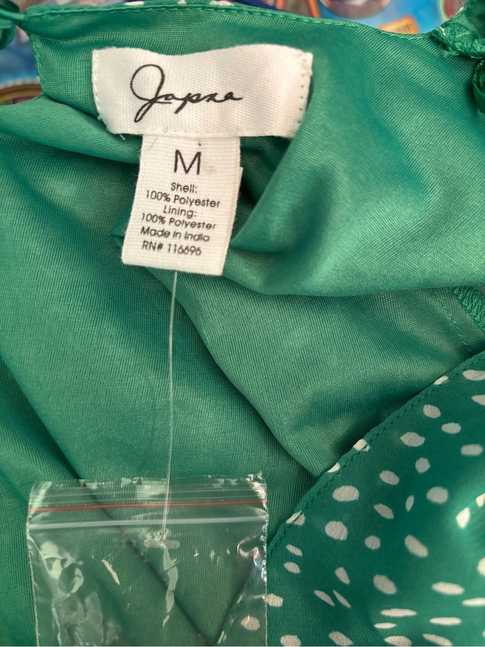 JAPNA MINI POLKADOT DRESS WITH TIE - Picture 9 of 11